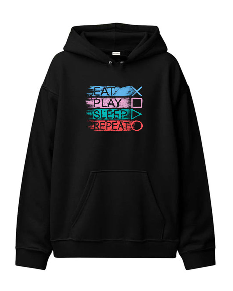 Eat play sleep repeat - Hooded Sweatshirt