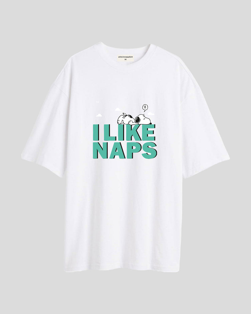 I like naps snoppy - Oversized T-shirt