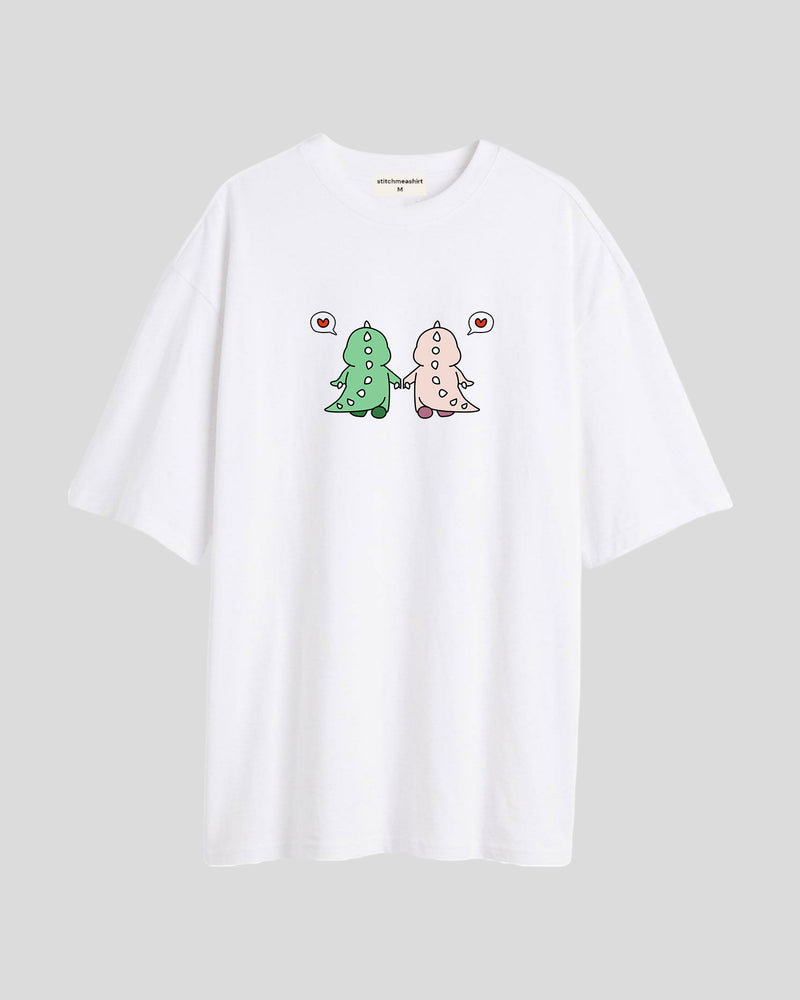 Dino love - Oversized T-shirt