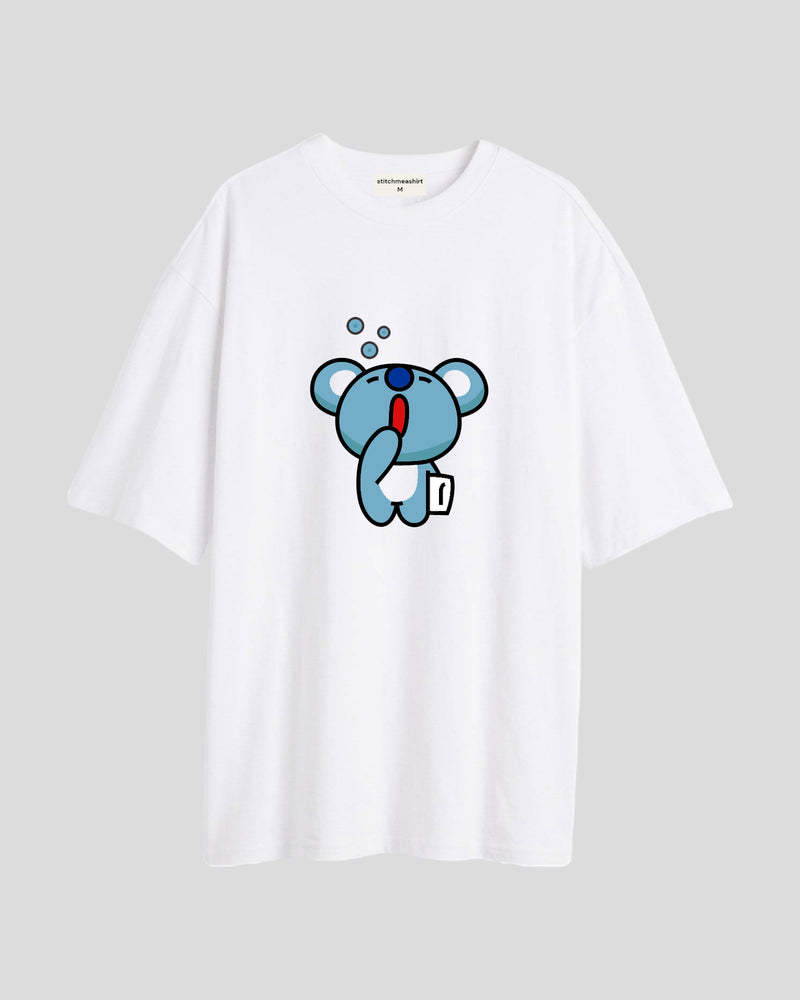 Yawning koala - Oversized T-shirt